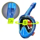 4Fizjo TSUNAMI L/XL Full Face Snorkeling Mask, Blue