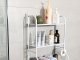 Freestanding Shelf Above Washing Machine, 3 Tiers, White