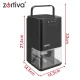 Air Dehumidifier Zortiva Serivo, 1400 ml, 380 ml/24h, 36W, Black