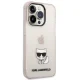 Karl Lagerfeld dėklas iPhone 14 Pro 6.1\" Choupette Body KLHCP14LCTTRI, rožinis
