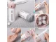 Travel Cosmetic Organizer with Liquid Dispenser – Pink or Grey