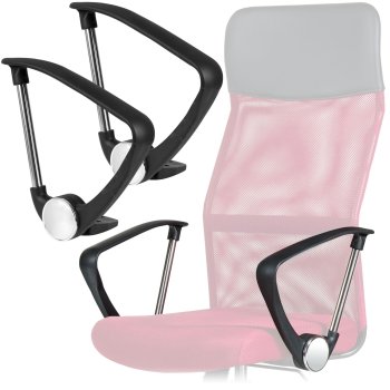 Sofotel Replacement Armrests for Sydney Chair, Black, Set of 2