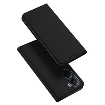 Dux Ducis Skin Pro Wallet Case for Vivo Y16 / Y02s, Black
