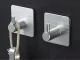 Self-Adhesive Metal Bathroom Hooks Without Drilling, 4 Pcs
