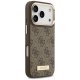 Guess 4G Logo Plate MagSafe Phone Case Cover iPhone 17 Pro - brown