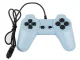 Retro TV Video Game Console with 2 Controllers and Gun (9999 Games), Blue