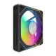 Darkflash Gauss G24 Computer Fan 120 mm ARGB PWM, Black