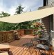 Gardlov 23163 Garden Patio Waterproof Sun Shade Sail Awning Canopy 3x2m, Beige
