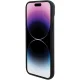BMW iPhone 15 Plus Case Leather Hot Stamp, Black