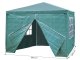 MultiGarden Garden Pavilion 3x3 m, 4 Walls, Green