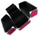 Cosmetic Train Case 25x17x17 cm, Purple