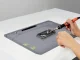 Silicone Soldering Mat with Organizer 35x25cm, Grey