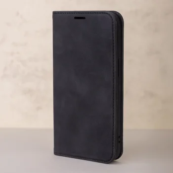 TFO Smart Suede Wallet Case for Samsung Galaxy A25 5G, Black