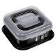 Kaiser Inspiration Square Springform Pan with Cover 24x24cm Black