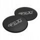 4Fizjo Sliding Plates Gliding Discs Sliders, 2 pcs., Black