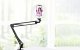 Puluz Desktop Live Stream Light Ring Flash Vlogging Ring Arm Stand 20cm LED with Phone Holder