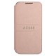 Guess Phone Case Saffiano Stripes Pink