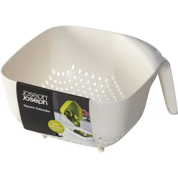Joseph Joseph Square Colander, White