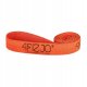 4Fizjo Flex Band Long Flexible Textile Training Loop Strap Tape, Orange (Low resistance, 1/5)
