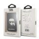 Karl Lagerfeld Saffiano Karl\'s Head MagSafe Wallet Black