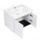 ModernHome Wall-Mounted Bathroom Cabinet with Sink and Mirror