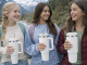 Large Insulated Tumbler with Handle and Straw 1.2L, White