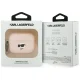 Karl Lagerfeld Silicone Chaupette Head 3D Case for AirPods Pro 3, Pink