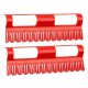 Massido Sock Holders for Drying Rack 2 Pack, Red