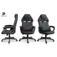 Ergonomic Swivel Gaming Chair Furon Sofotel Bucket Seat, black