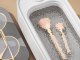 Ultrasonic Cleaner for Jewellery, Eyeglasses, and Watches, White and Grey