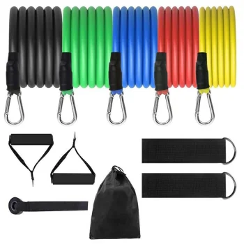 Resistance Band and Expander Set with Handles