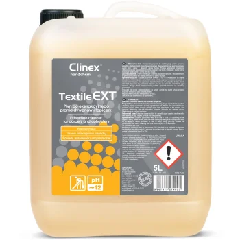 Liquid for machine and hand washing of carpets and upholstery CLINEX Textile EXT 5L