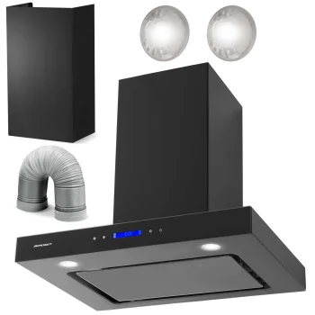 Chimney Cooker Hood 60 cm Berdsen BE-60E, Black