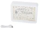 3D Paper Cutout Night Light with USB, White