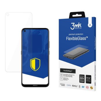 Nokia 5.4 3MK Antimicrobial Hybrid Flexible Glass Tempered Screen Protector