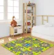 Children’s foam puzzle play mat city with streets, 9 pieces, multicolor