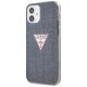 Guess iPhone 12 mini Case Jeans Collection, Navy Blue