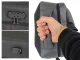 Anti-Theft Hard Shell Laptop Backpack with USB Port and Lock, Grey