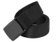 Tactical Military Belt for Trousers with Plastic Buckle, 120 x 3.7 cm, Black
