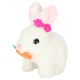 Interactive Plush Bunny with Carrot and Carrier Basket KX3153