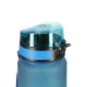 Sports Water Bottle with Time Marker BPA Free, 600ml, Blue-Green