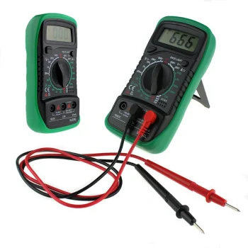 XL830L Digital Multimeter with 2 Test Probes Black-Green