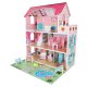 Lulilo Gardeno Wooden Dollhouse with Furniture and LED Lights, 70cm, Pink