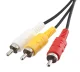 AV Cable 3x RCA for Sony PlayStation 1 / 2 / 3, 1.8m