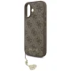 Guess iPhone 17 Case 4G Charms Collection MagSafe, Brown