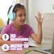 PowerLocus P2 Kids Headphones with Ears, Purple/Turquoise
