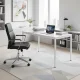Modernhome NORD-MRW-W Table 120x60 cm, White Marble