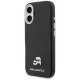 Karl Lagerfeld Karl & Choupette Head Pins Saffiano MagSafe Phone Case Cover iPhone 17 - Black