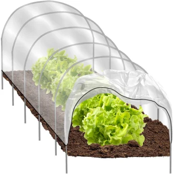 Gardlov 25382 Garden Mini Greenhouse - Foil Tunnel, 300x45x40 cm, Transparent