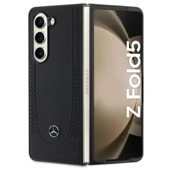 Mercedes Samsung Galaxy Z Fold 5 Case Leather Urban, Black